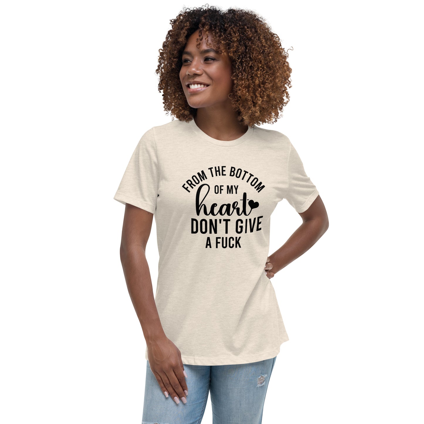 Women's Don't Give A Fuck Relaxed T-Shirt