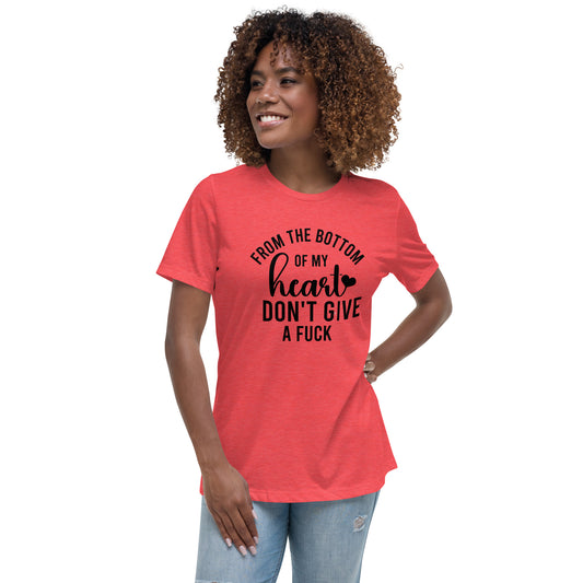 Women's Don't Give A Fuck Relaxed T-Shirt